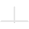 Ekena Millwork Eugene Architectural Grade PVC Gable Bracket, 96"W x 52"H x 4"D x 4"F, 13/12 Pitch GBP096X52X0404EUG00 - alternate 5
